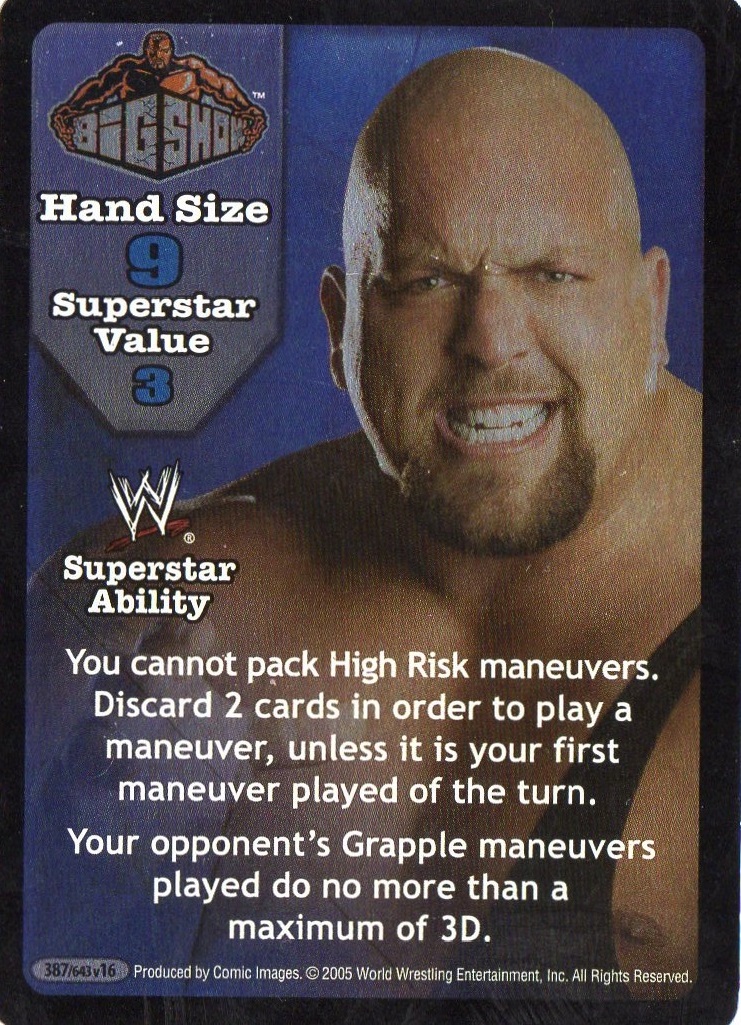 Big Show face card